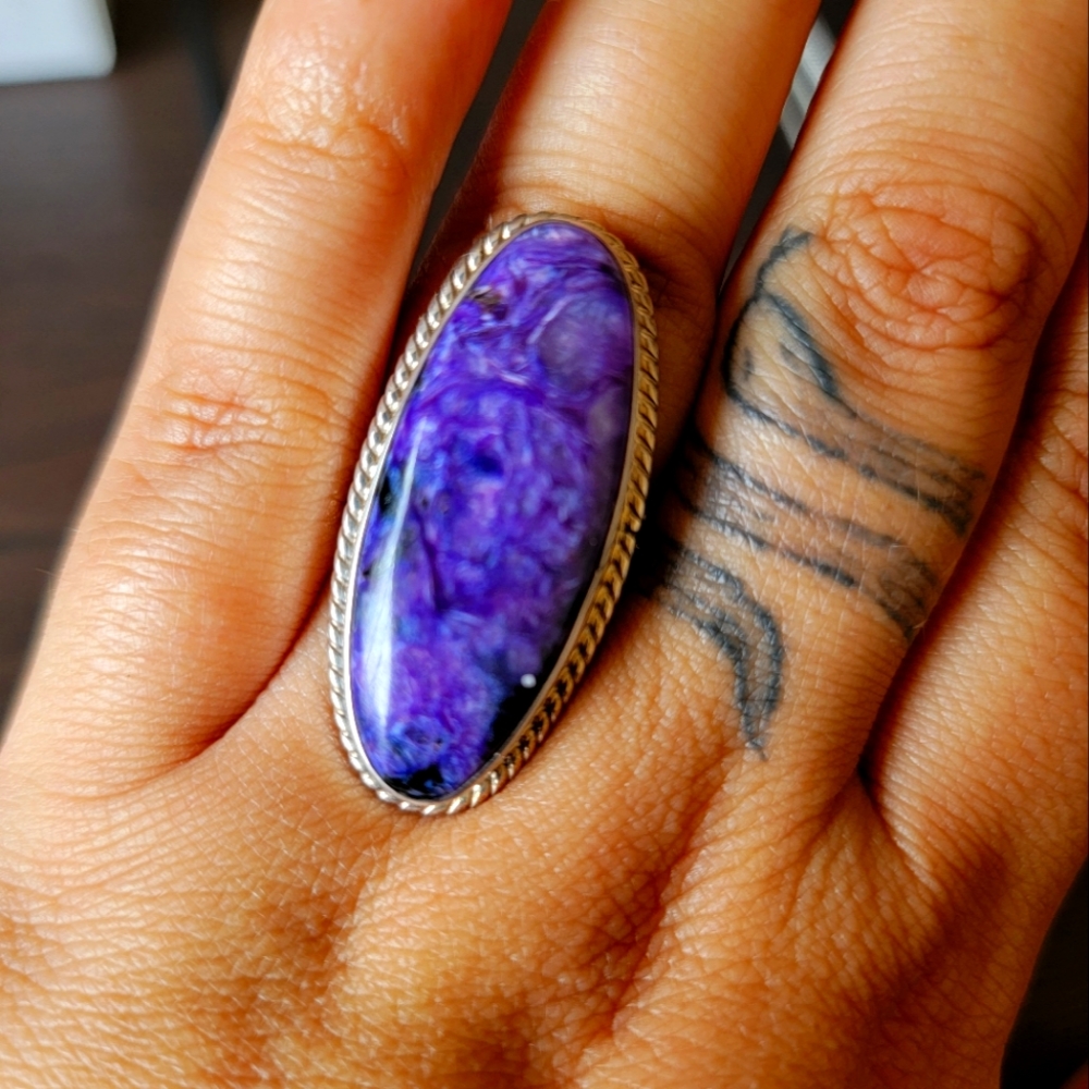 Charoite Ring - image 1